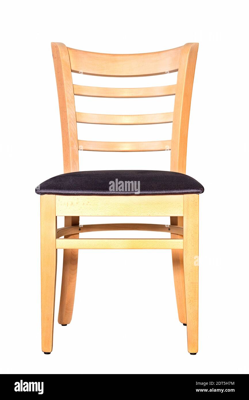Empty Chair Against White Background Stock Photo - Alamy