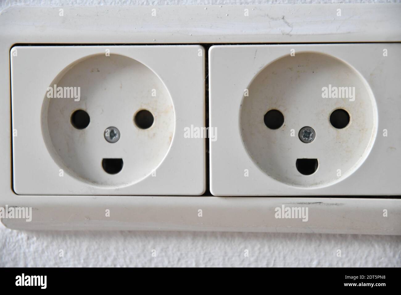 Close-up Of Electric Switch Board On Wall Stock Photo - Alamy