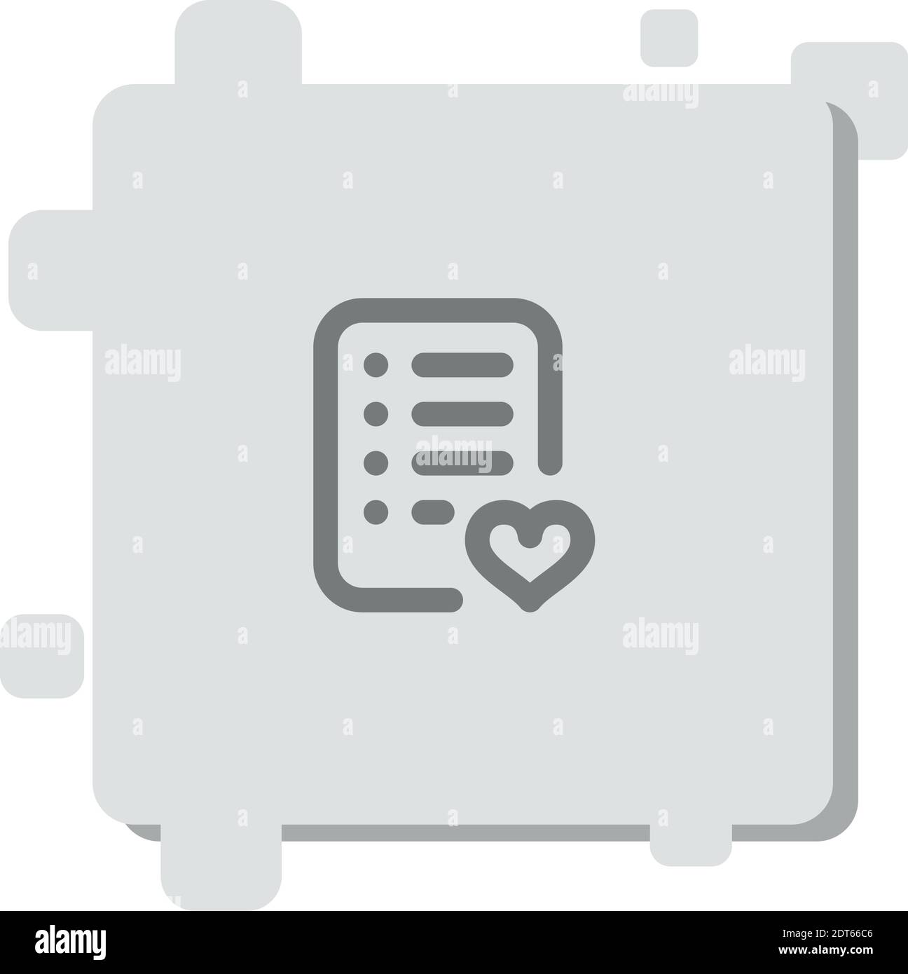 wishlist vector icon modern simple vector illustration Stock Vector