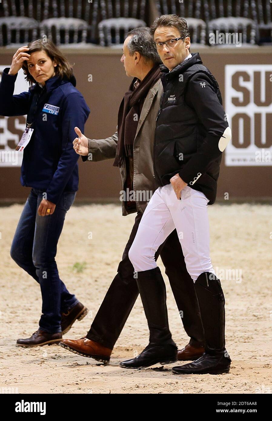 TV host Julien Courbet, seen here with his coach Olympic Champion