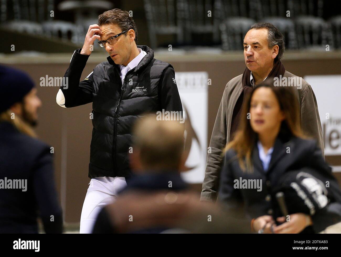 TV host Julien Courbet, seen here with his coach Olympic Champion