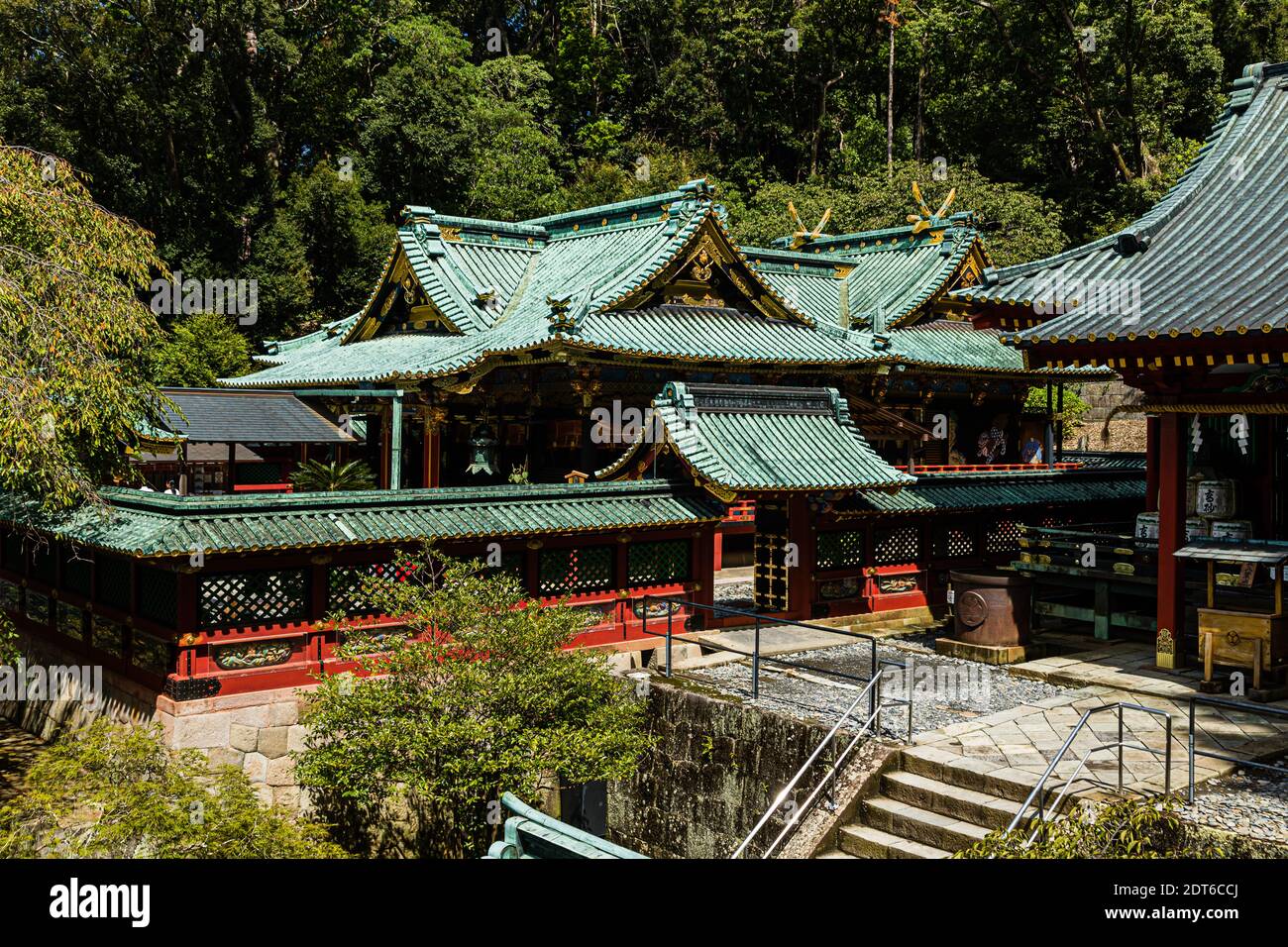 Kunozan Toshogu Shrine in Shizuoka, Japan Stock Photo