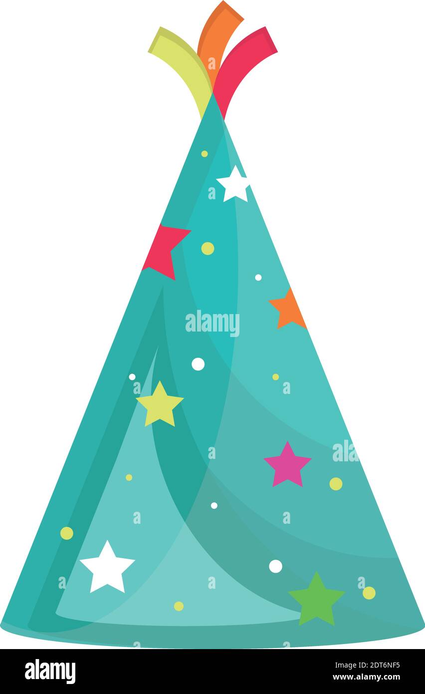 party hat cone happy birthday icon Stock Vector Image & Art - Alamy