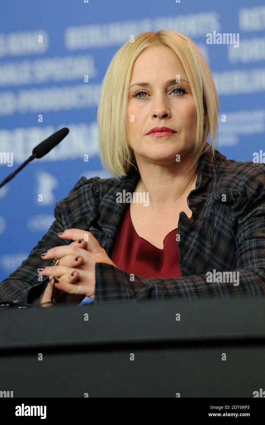 US actress Patricia Arquette attending the press conference for the