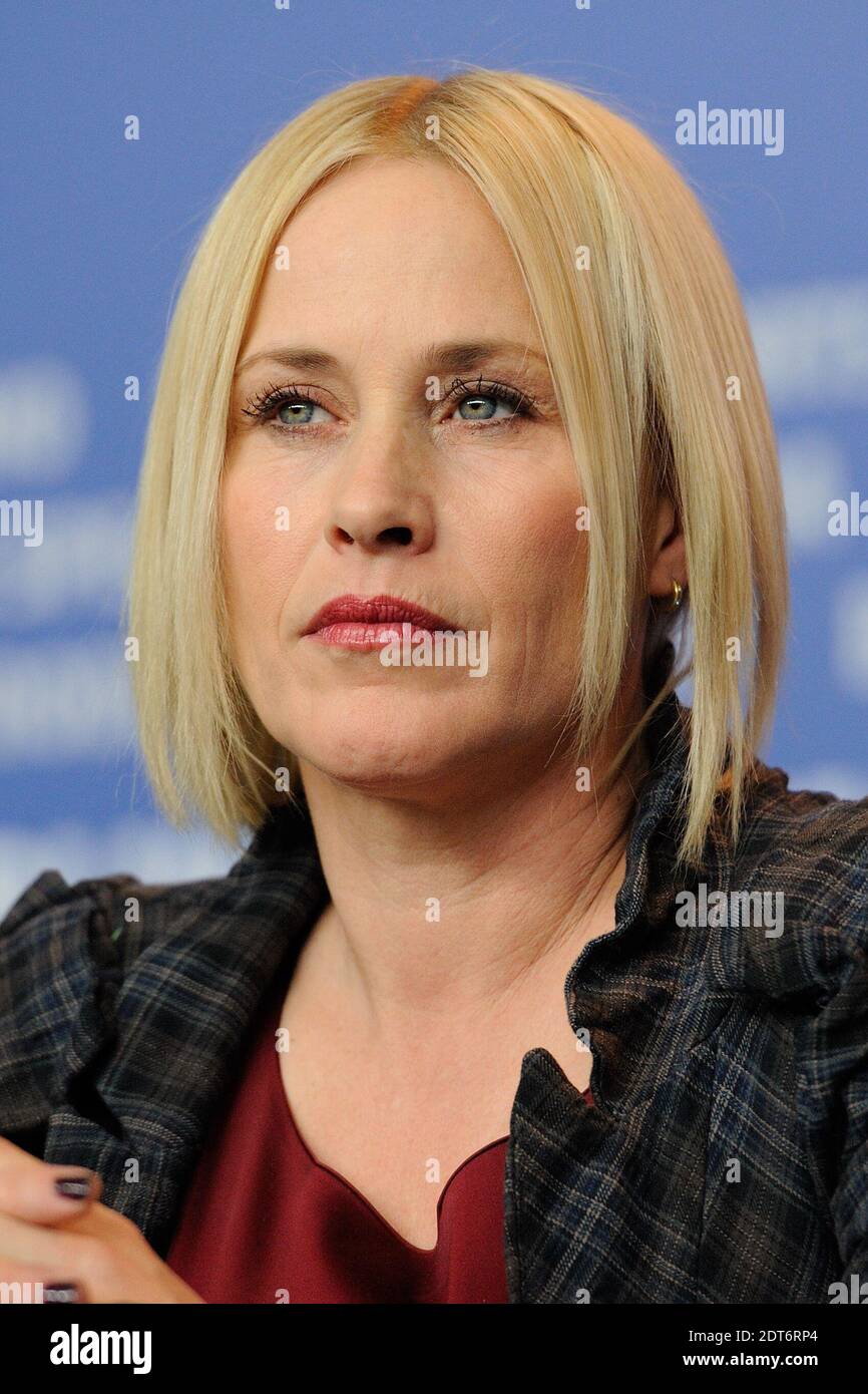 US actress Patricia Arquette attending the press conference for the