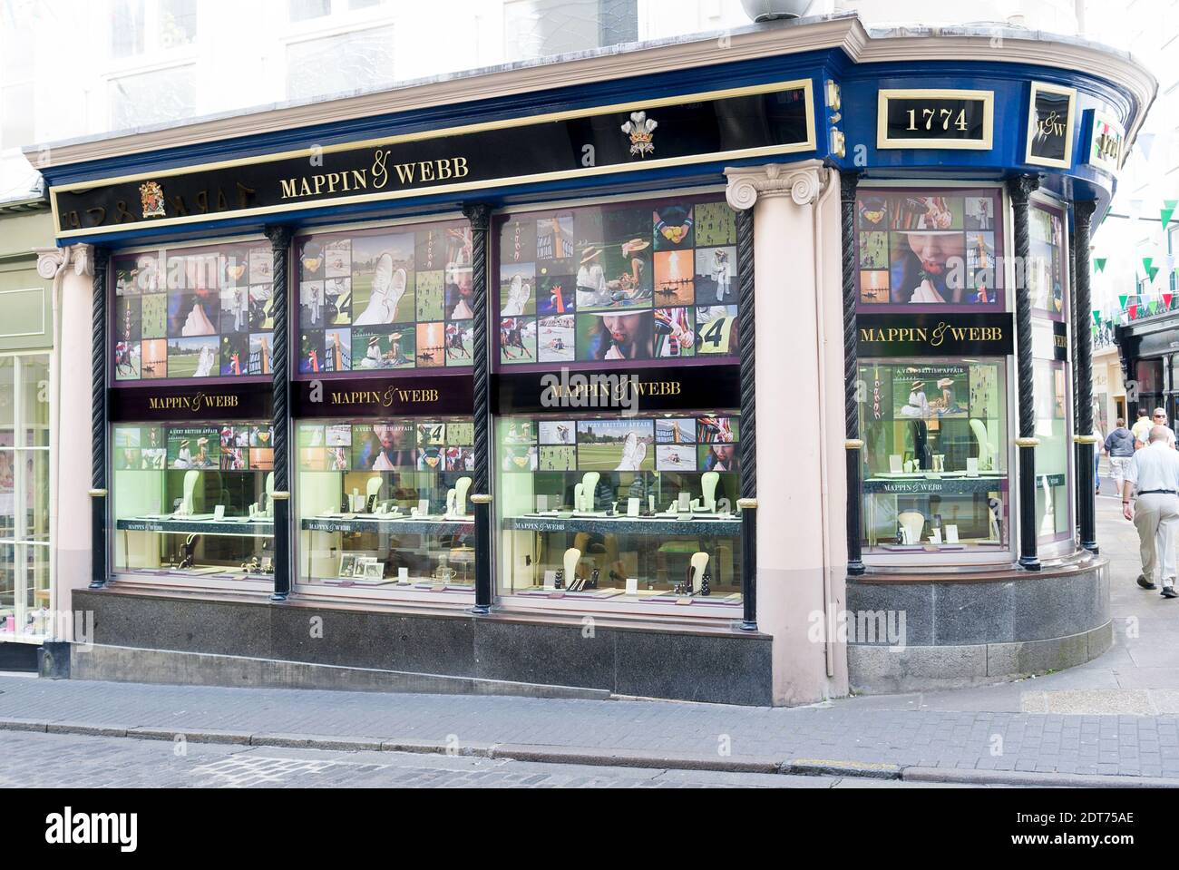 Mappin & Webb store in St Peter Port Guernsey Channel Islands UK Stock Photo