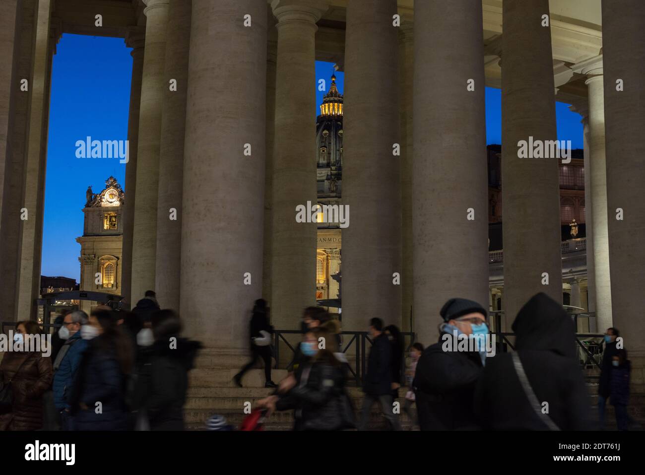 Rome, Italy: Christmas time, Saint Peter's Square. ©Andrea Sabbadini Stock Photo