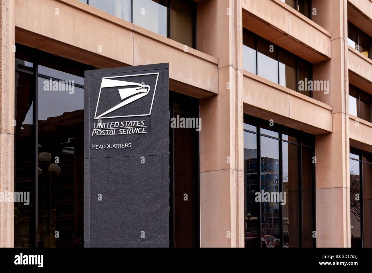 United State Postal Service headquarters in Washington DC. Stock Photo