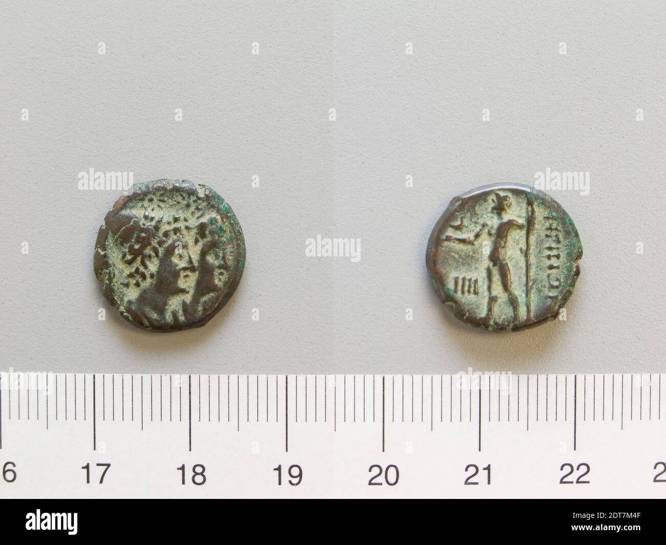 Mint: Rhegium, Trias from Rhegium, 215–150 B.C., Bronze, 3.69 g, 8:00 ...
