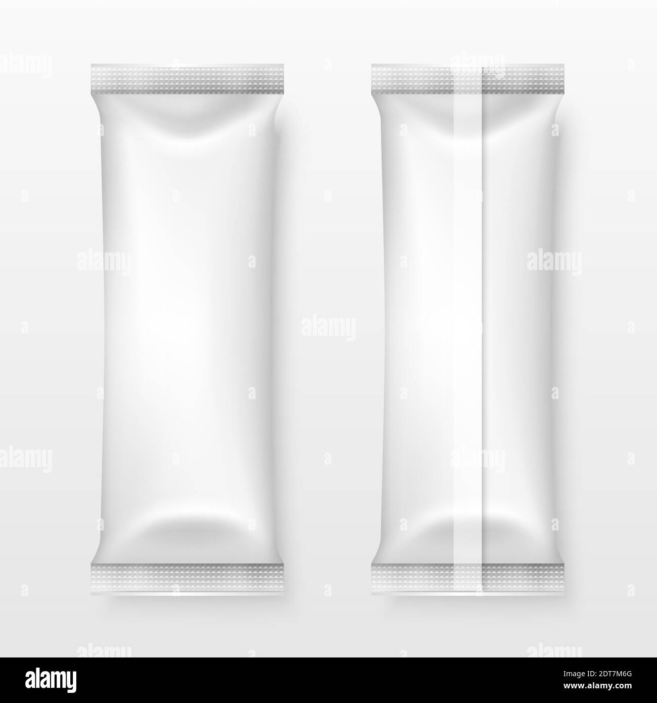 Vector 3d Realistic Blank White Packaging Icon Set Closeup Isolated on ...