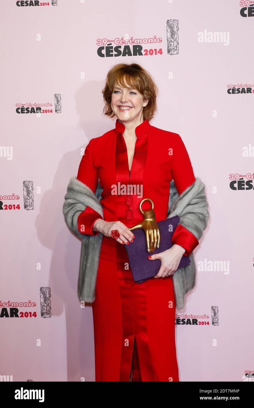 Agnes Soral arriving at the 39th Annual Cesar Film Awards ceremony held