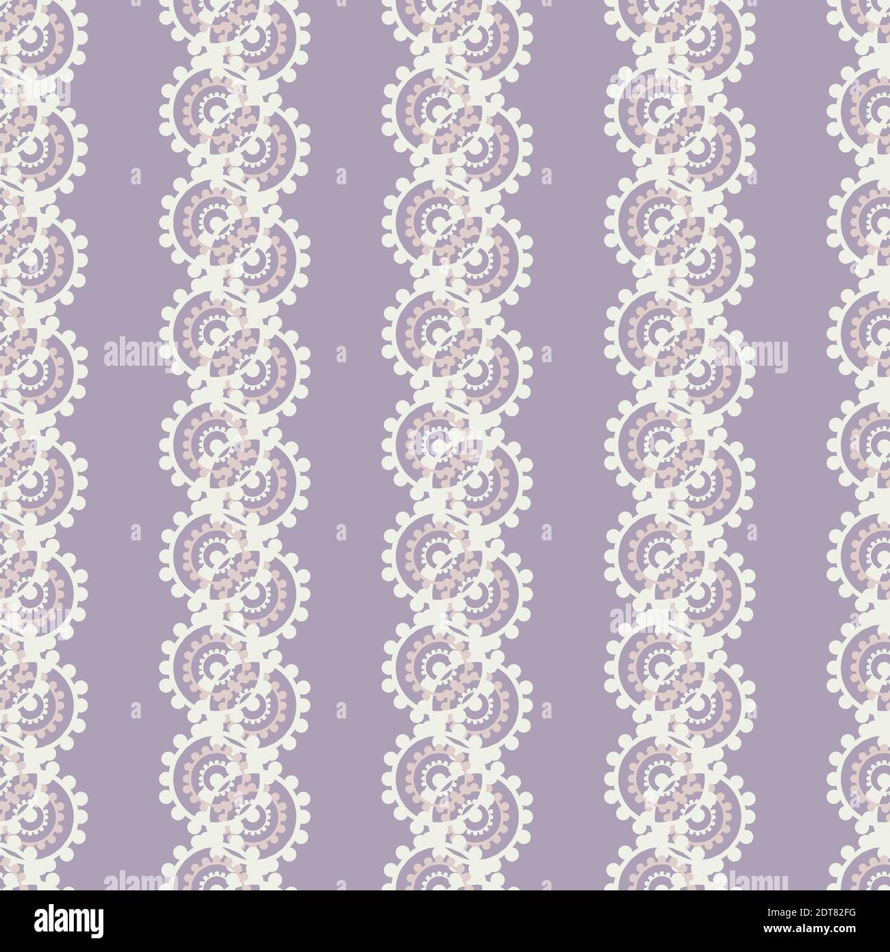 stripes in pastel purple seamless vector pattern Stock Vector