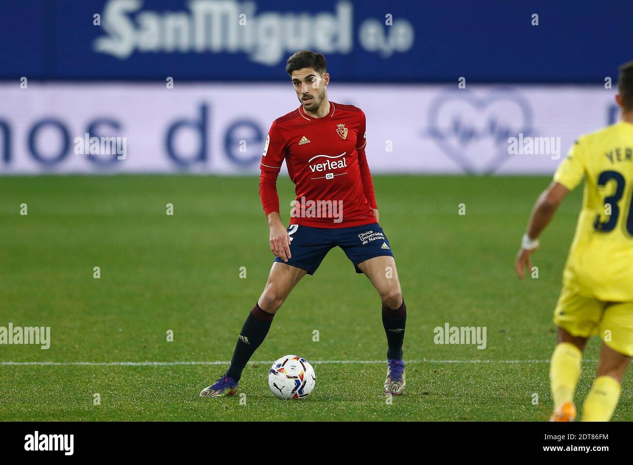 Pamplona, Spain. 19th Dec, 2020. Nacho Vidal (Osasuna) Football/Soccer : Spanish 'La Liga Santander' match between CA Osasuna 1-3 Villarreal CF at the Estadio El Sadar in Pamplona, Spain . Credit: Mutsu Kawamori/AFLO/Alamy Live News Stock Photo