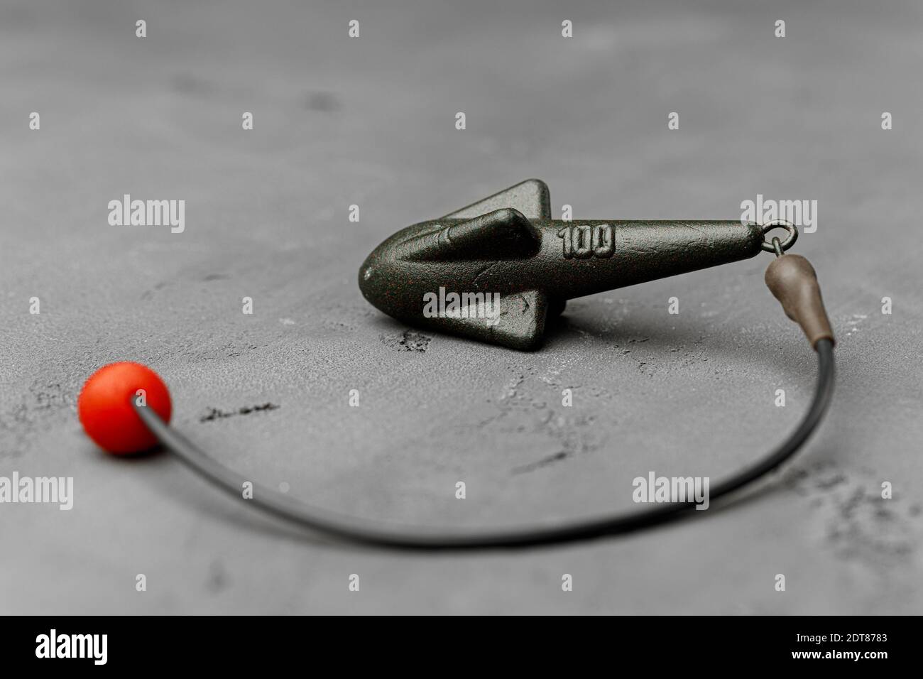 Lead weight for fishing close up photo Stock Photo Alamy