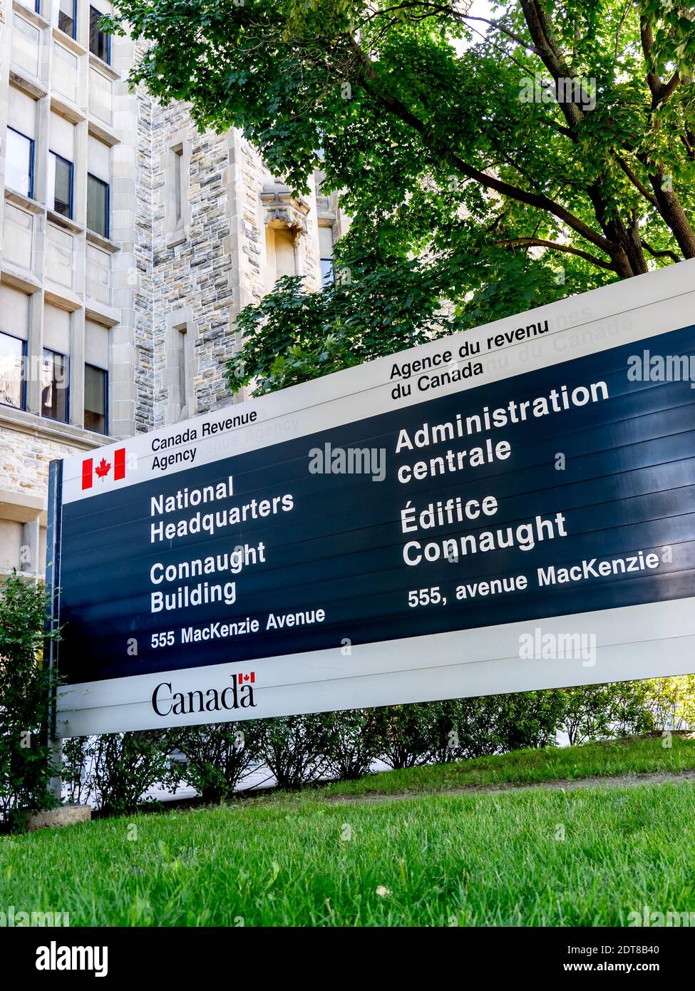Canada Revenue Agency National Headquarters in Ottawa Canada Stock
