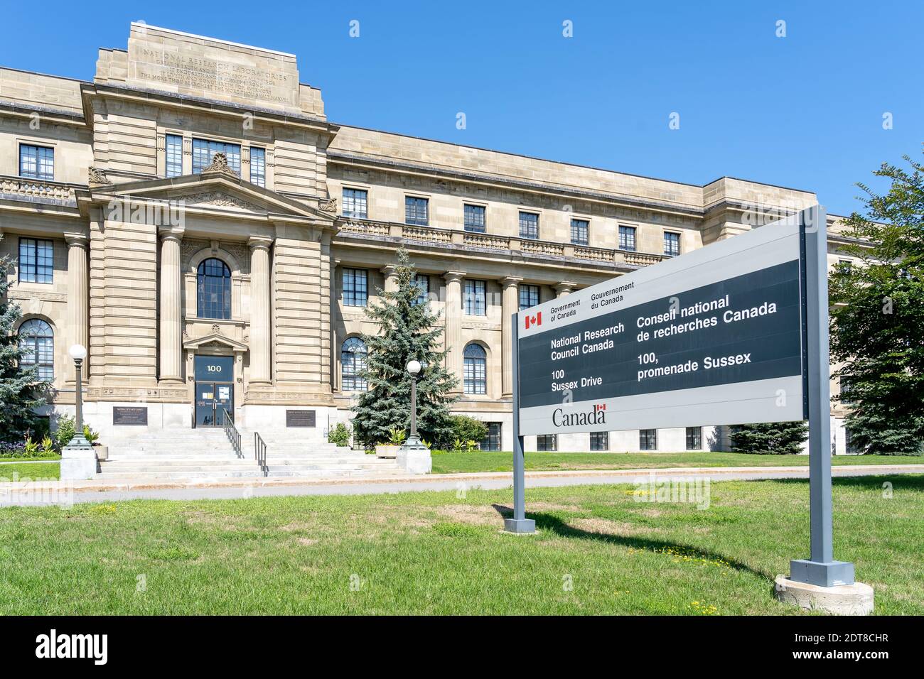 National Research Council building in Ottawa, Canada Stock Photo