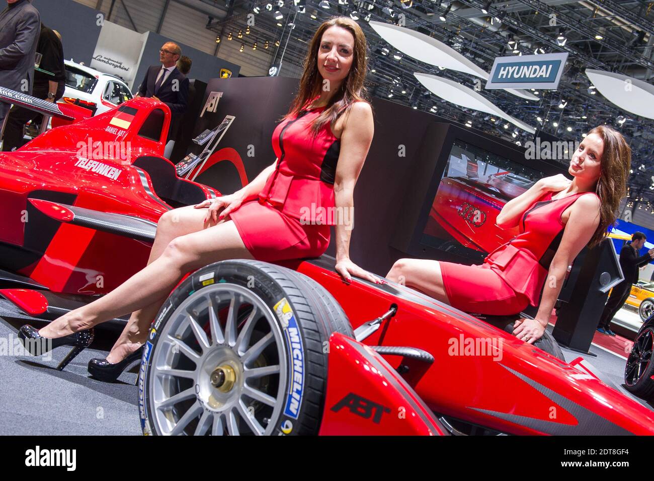 Autoevolution Hostess Car show hostesses hi-res stock photography and images - Alamy