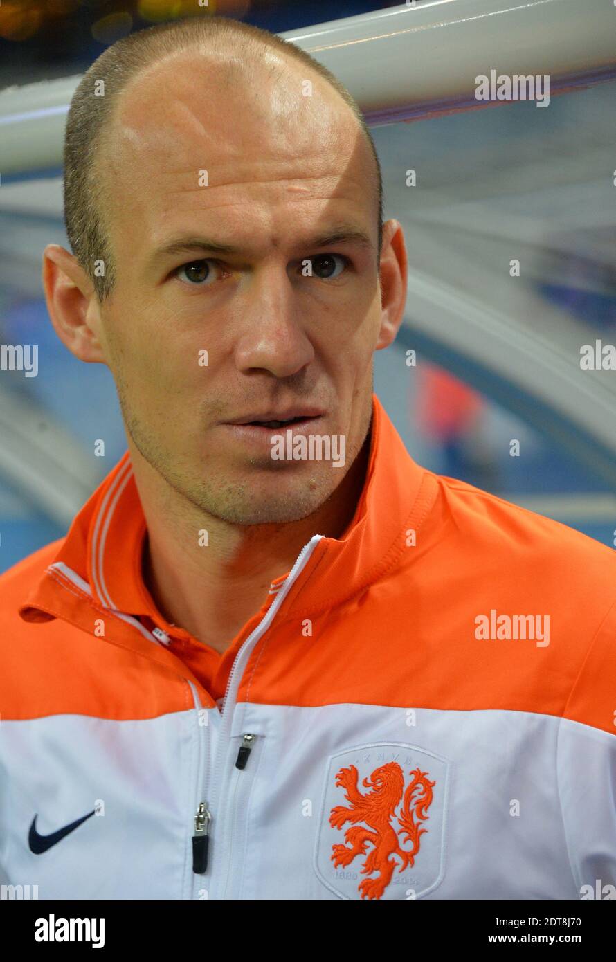 Netherlands,s Roben during a International Friendly soccer match, France Vs  Netherlands at Stade de France in Saint-Denis suburb of Paris, France on  March 5, 2014. France won 2-0. Photo by Christian Liewig/BACAPRESS.COM