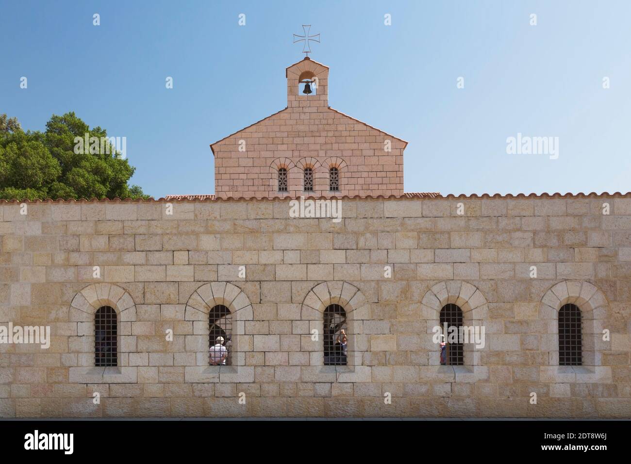 Church of the Multiplication of the Loaves and Fish, Tabgha, Sea of Galilee region, Israel Stock Photo