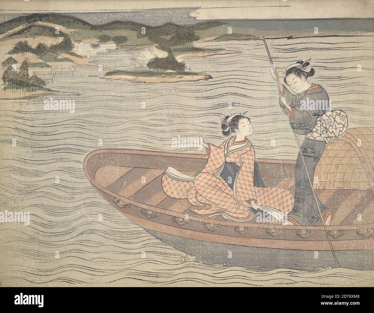 日本画 Artist: Suzuki Harunobu, Japanese, 1725–1770, The Ferry Boat