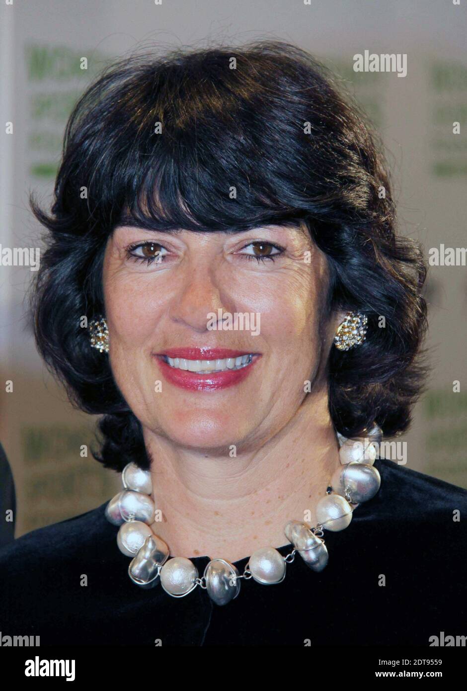 New York, NY 10-14-2008, Christiane Amanpour, Photo by Adam Scull-PHOTOlink. Stock Photo
