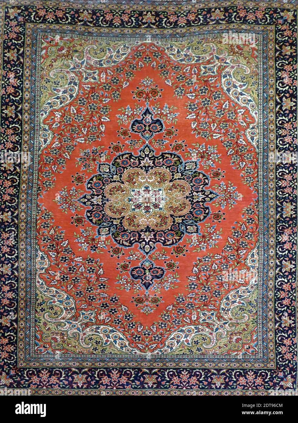 Fine Turkish carpets rugs in a showroom in Cappadocia, Turkey Stock