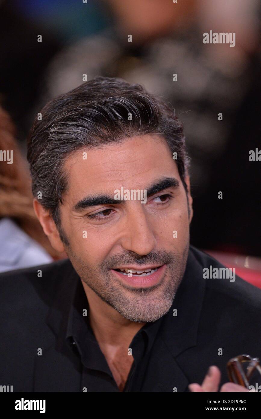 Ary Abittan at the taping of Vivement Dimanche in Paris, France, March 25, 2014. Photo by Max Colin/ABACAPRESS.COM Stock Photo