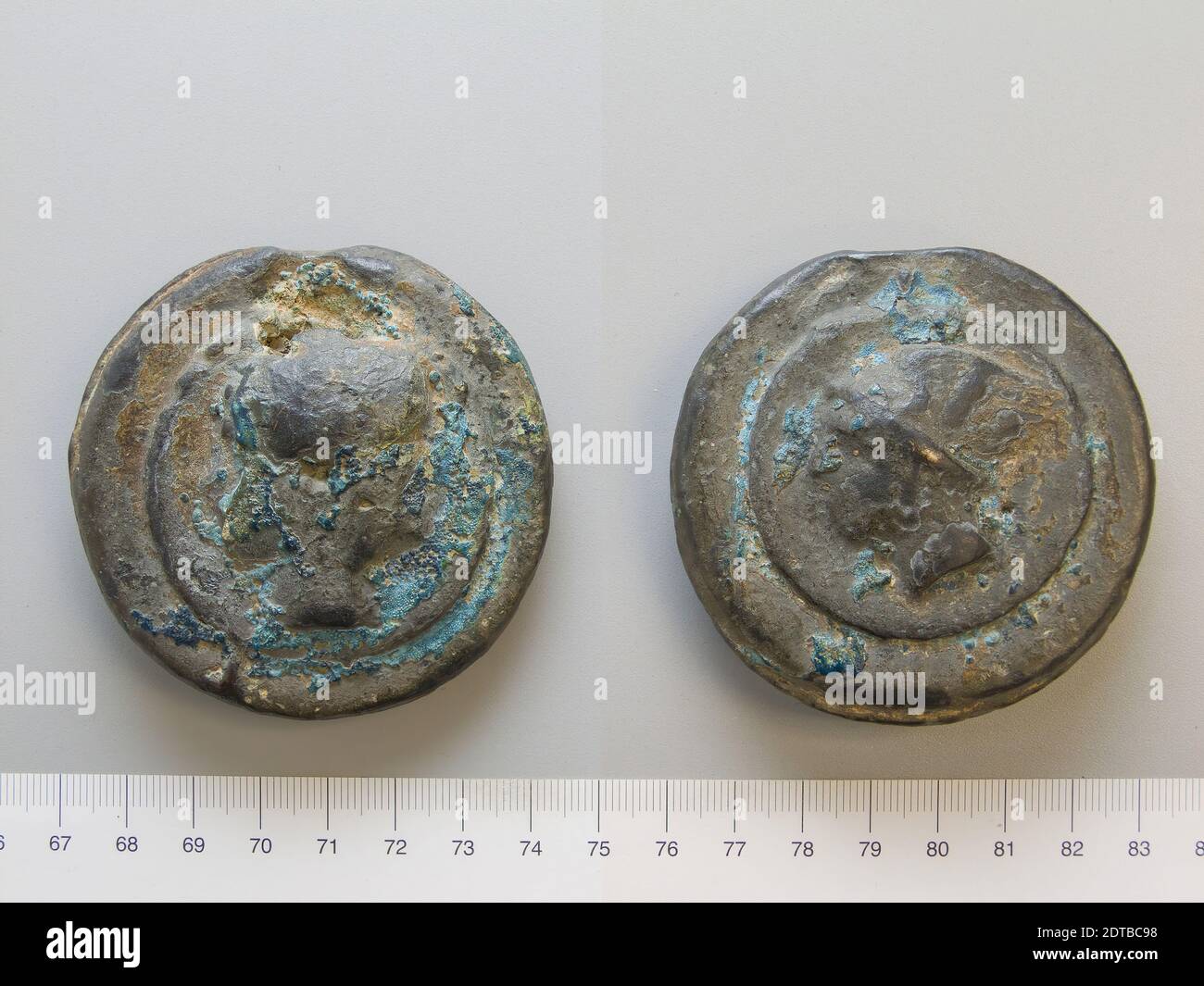 Mint: Rome, 1 As from Rome, 280–276 B.C., Copper, 292.07 g, 12:00, 69.4 mm, Made in Rome, Roman, 3rd century B.C., Numismatics Stock Photo