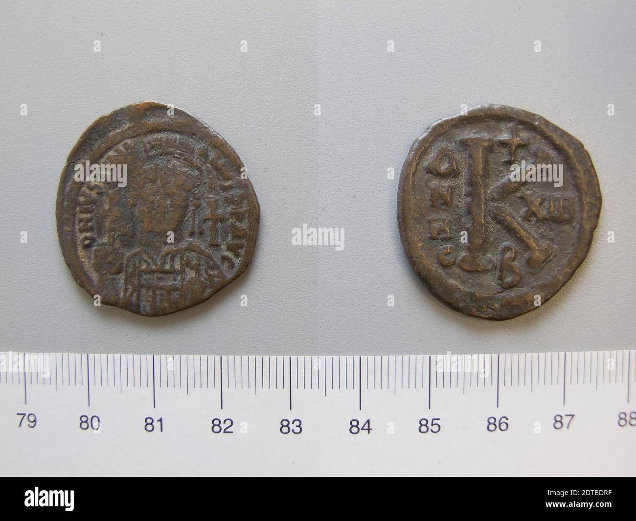 Ruler Justinian I, Emperor of Byzantium, ca. 482565, ruled 52765, Mint Constantinople