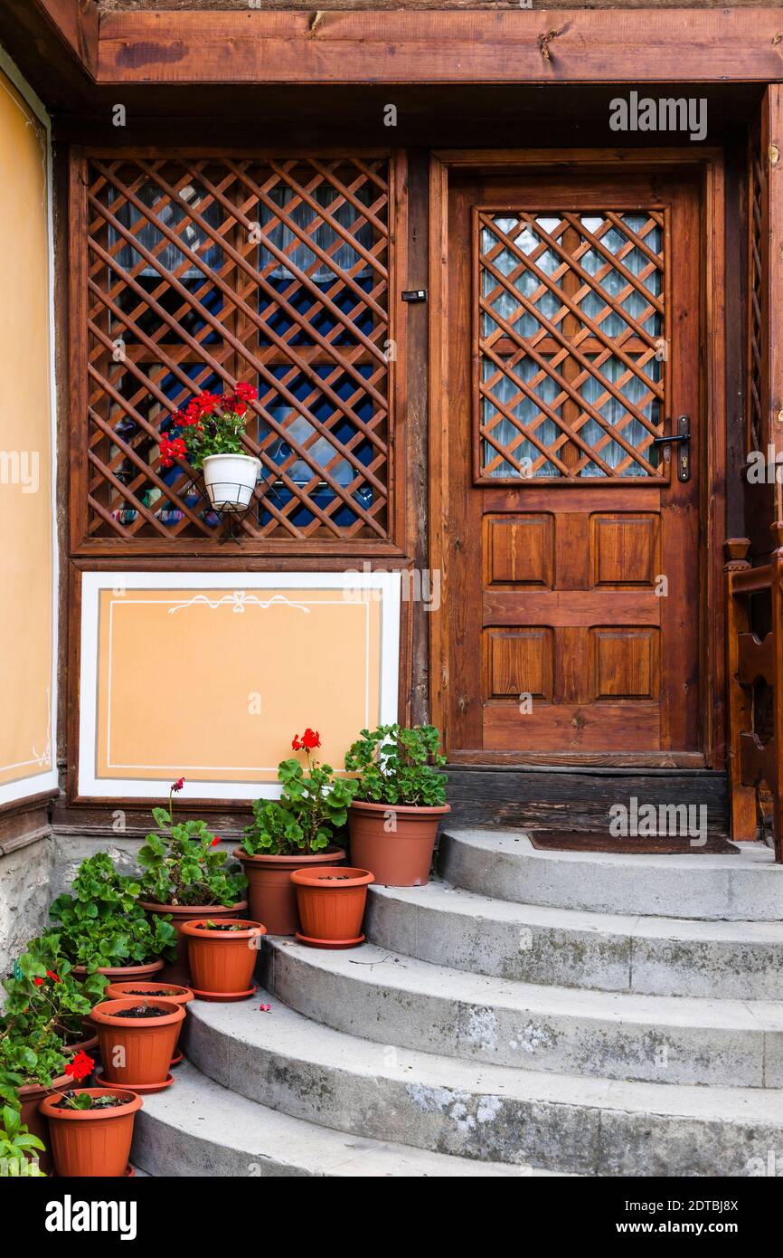 Bulgarian traditional house of Koprivshtitsa, Sofia Province, Bulgaria, Southeast Europe, Europe Stock Photo