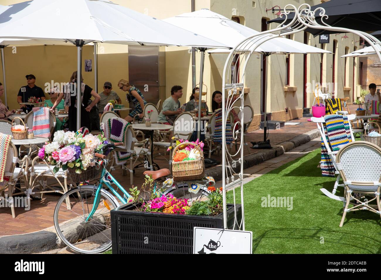 The Tea Cosy cafe restaurant and tea shop in the Rocks area of Sydney city centre,NSW,Australia