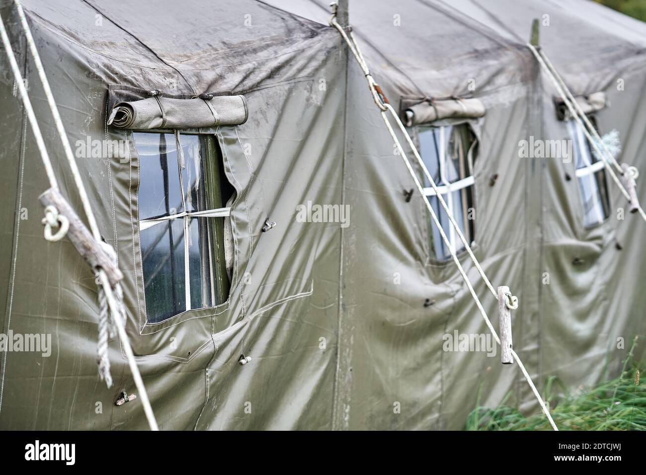 Green army tent hi-res stock photography and images - Page 2 - Alamy