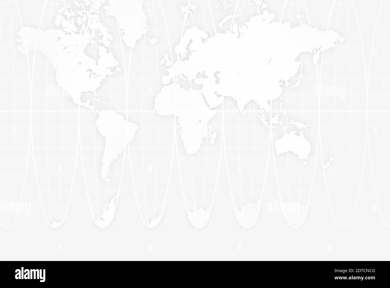White world map Stock Photo