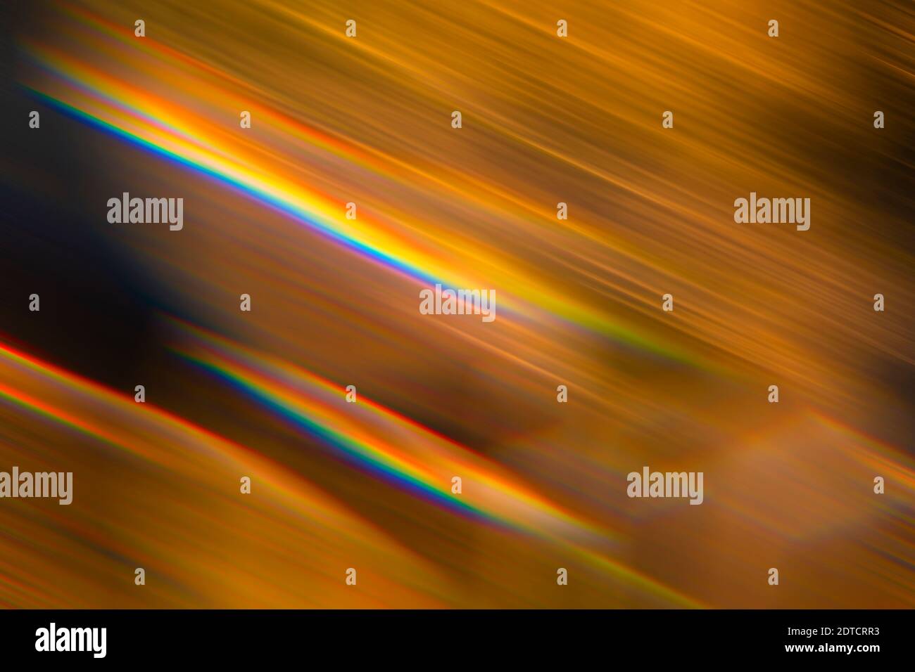 Abstract blurred yellow lights Stock Photo