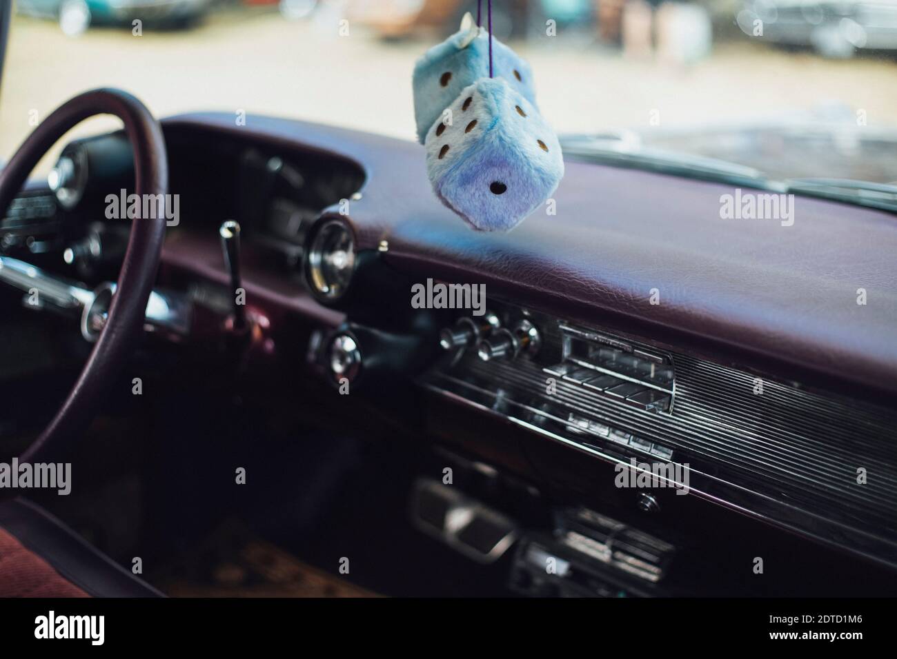 Dice hanging in car hires stock photography and images Alamy