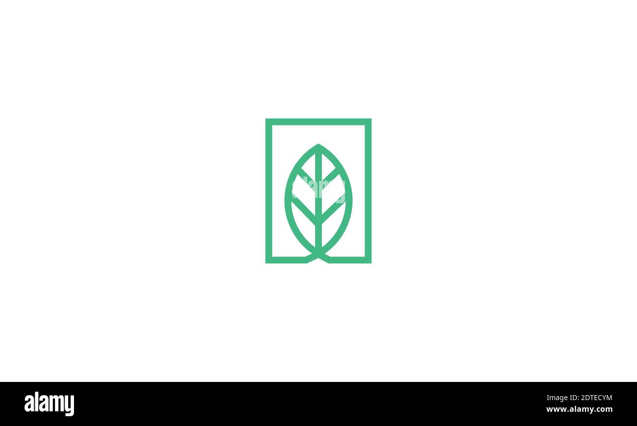 Leaf Logo Design Template Stock Vector Image Art Alamy