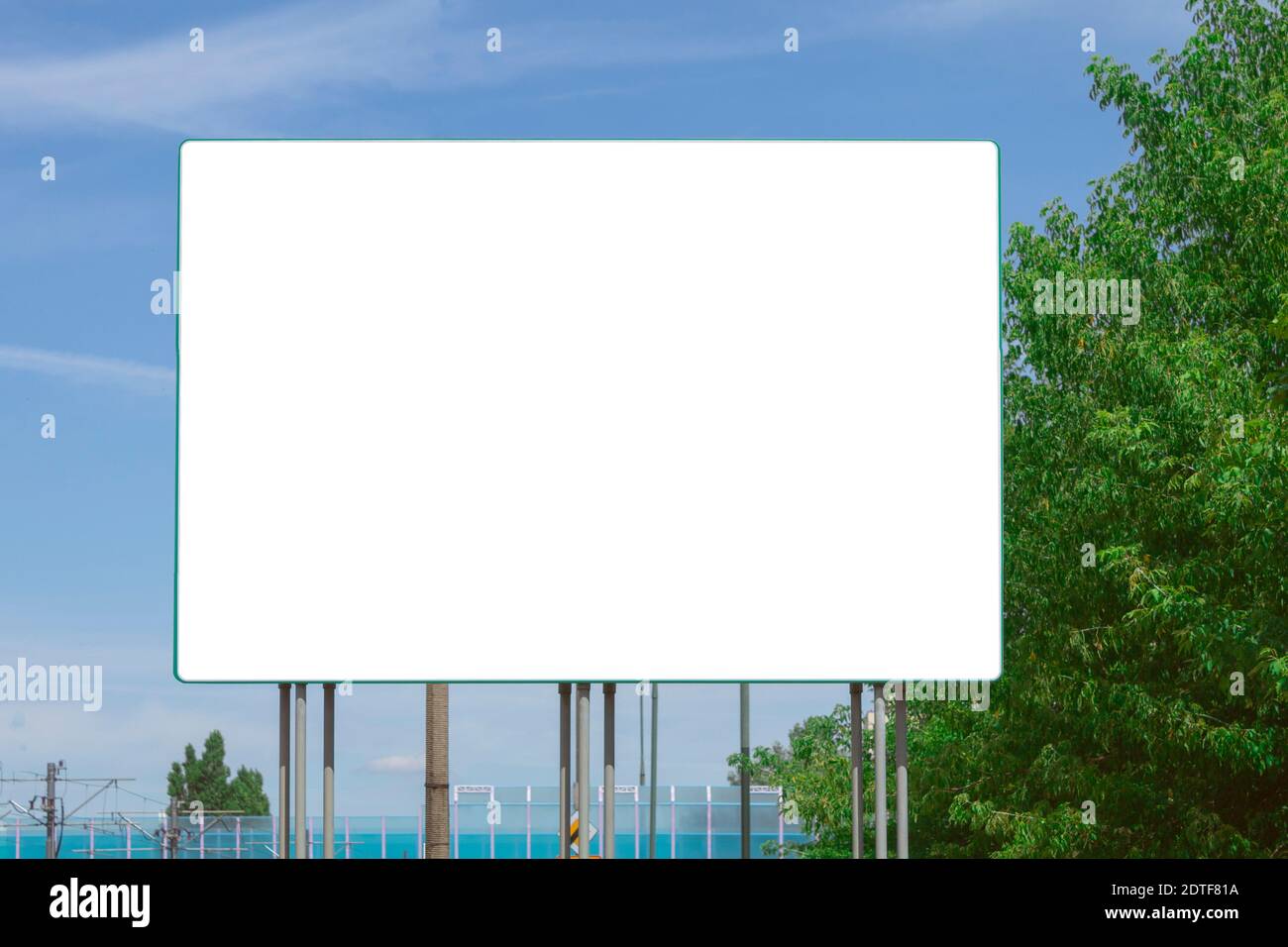 Pole banner poster mock hi-res stock photography and images - Alamy