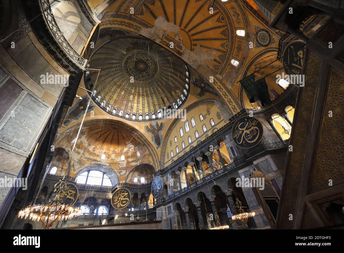 Hagia Sophia Mosque in Sultanahmet, Istanbul City, Turkey Stock Photo ...