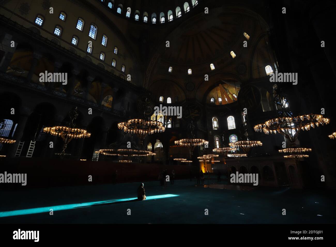 Hagia Sophia Mosque in Sultanahmet, Istanbul City, Turkey Stock Photo ...
