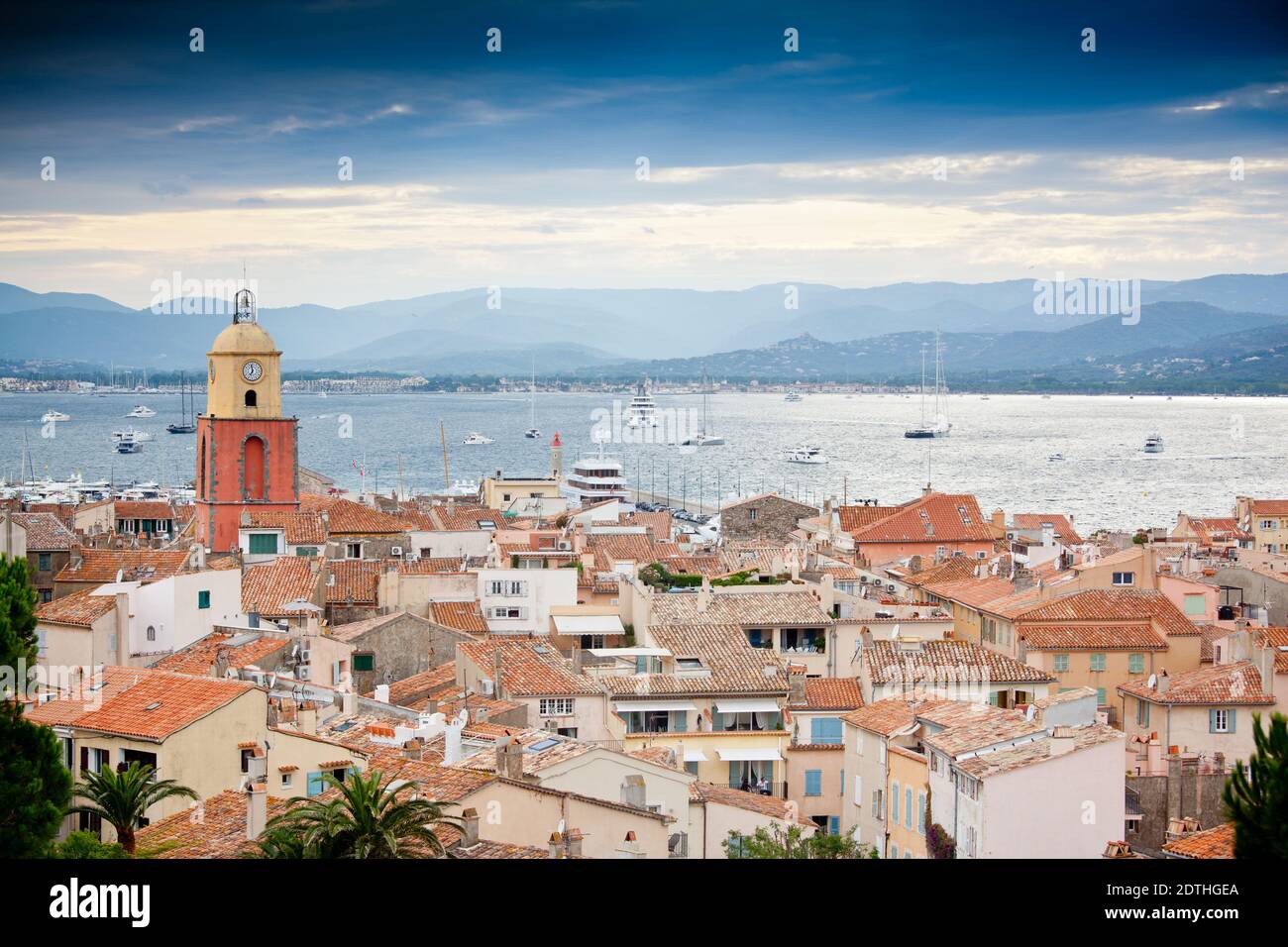 Beautiful view of Saint-Tropez, France Stock Photo - Alamy