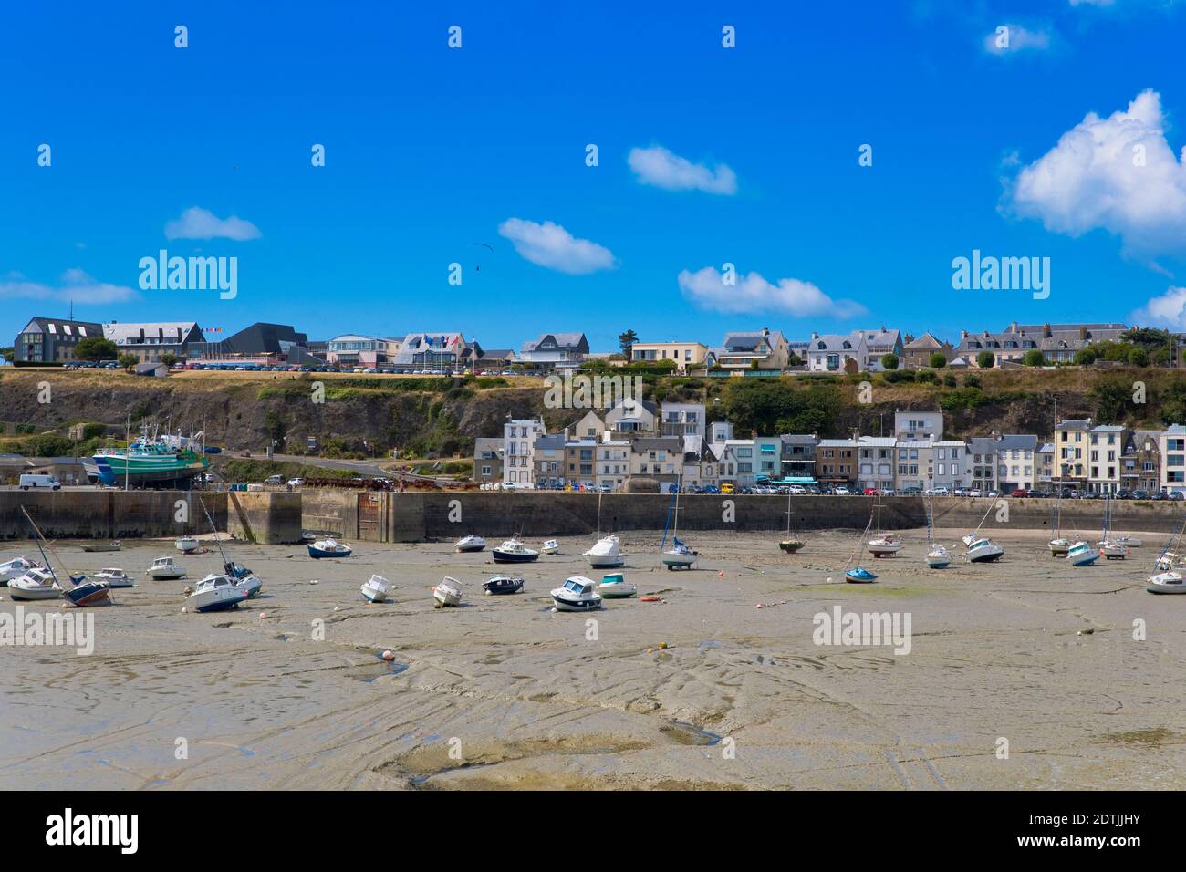 Harbour of Granville, Manche, Normandy, France Stock Photo