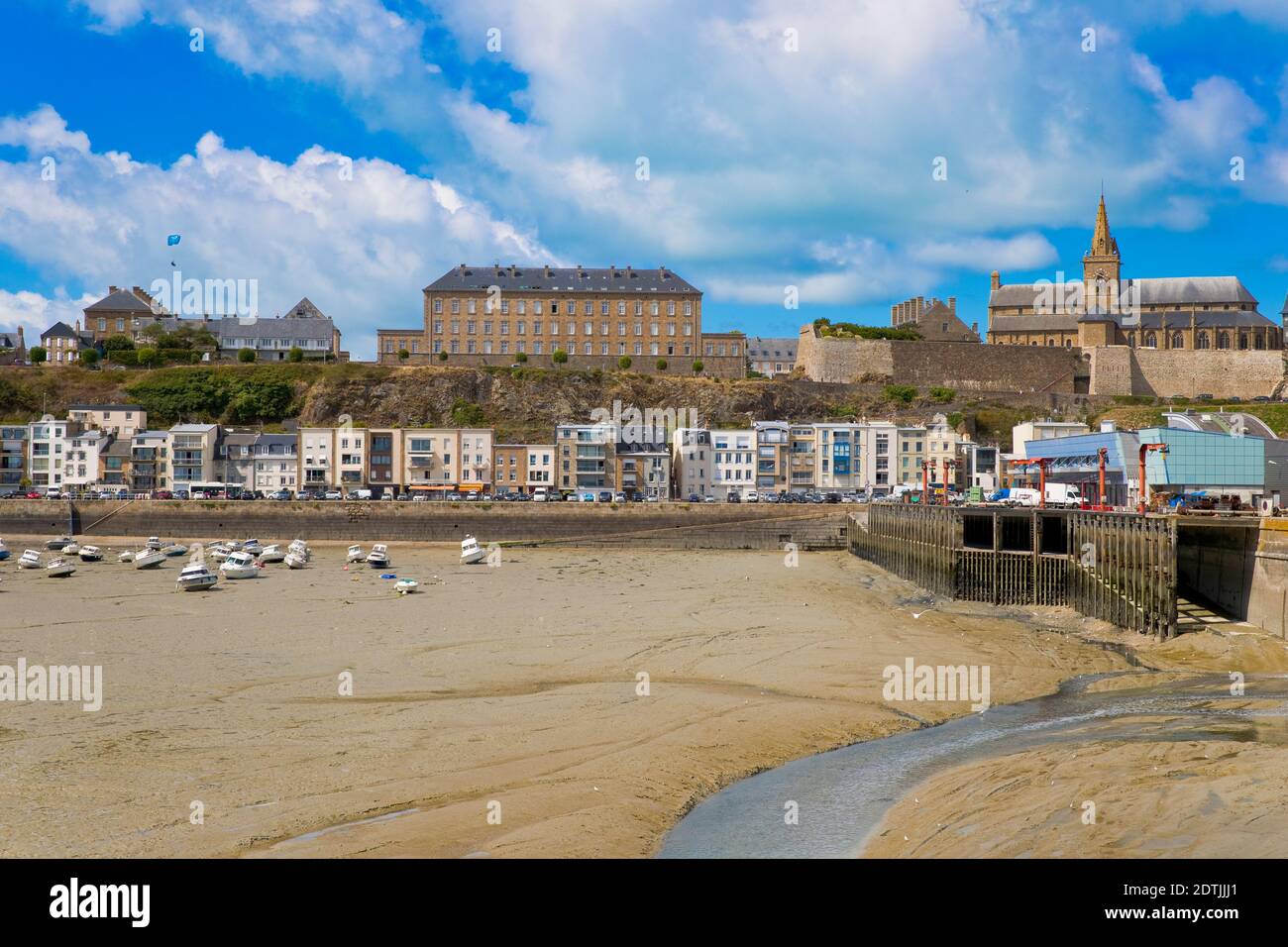 Harbour of Granville, Manche, Normandy, France Stock Photo