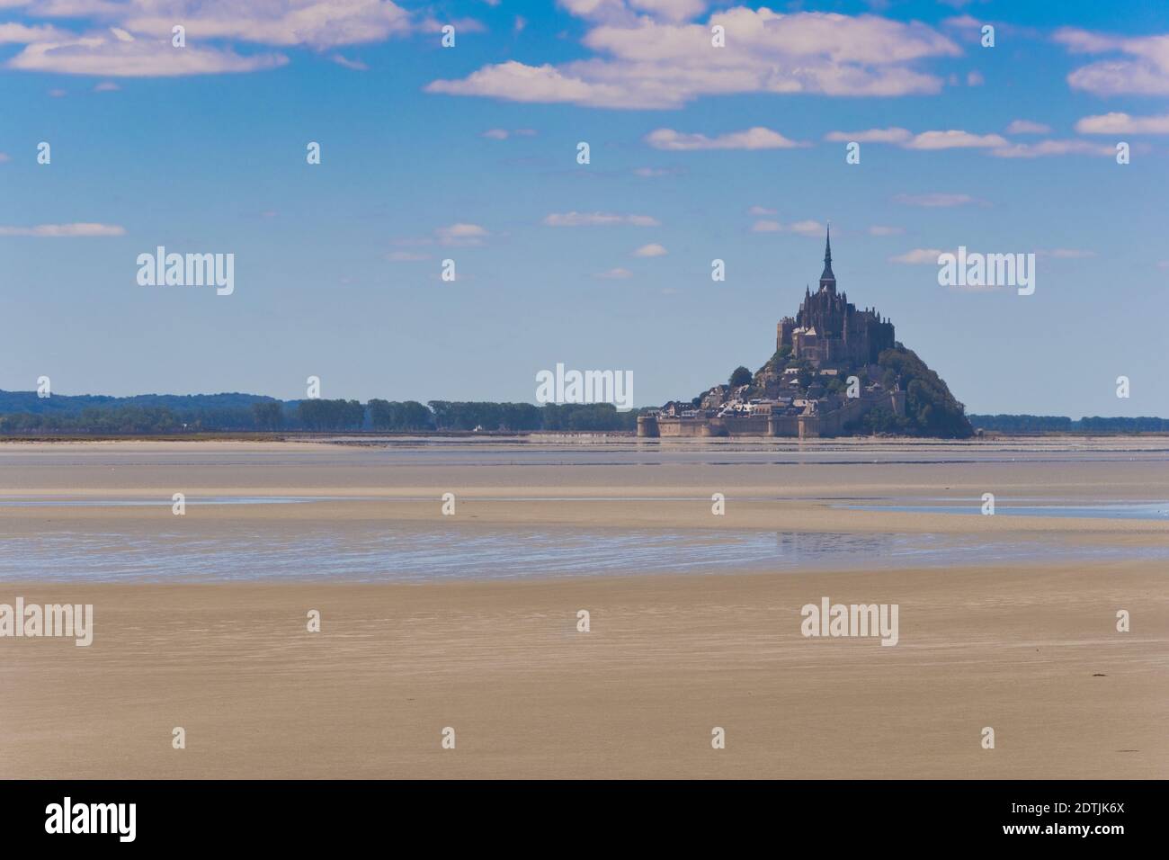Mont-Saint-Michel Bay, Normandie, France Stock Photo