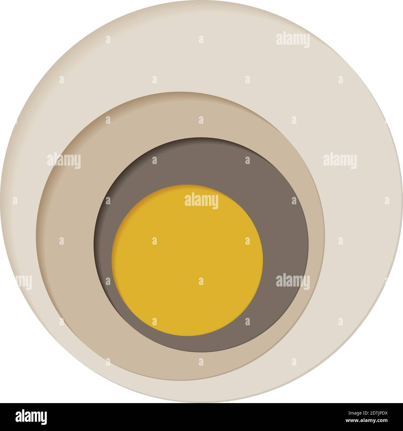 Round palette of four colors on a white background - Vector ...