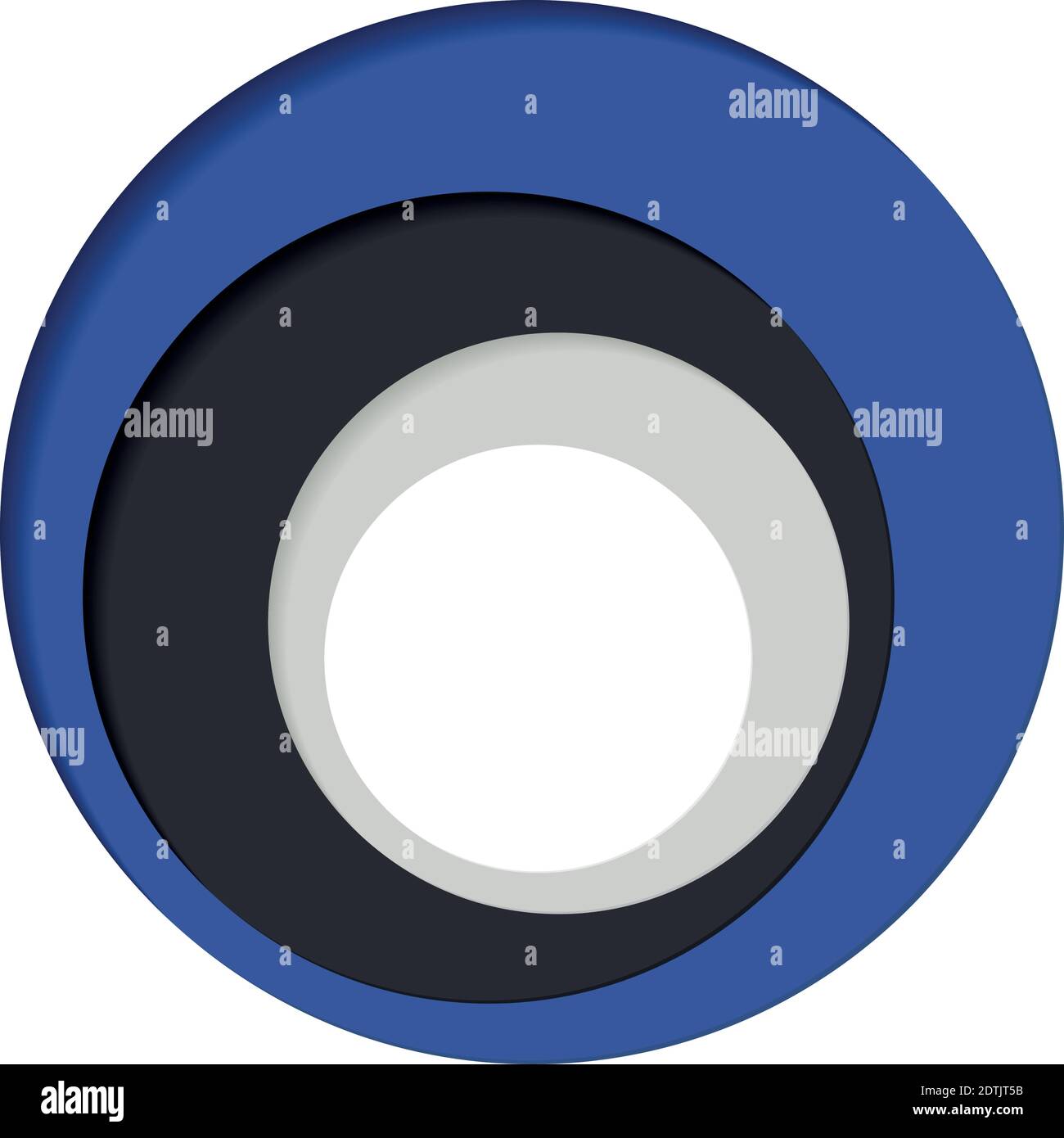 Round palette of four colors on a white background - Vector ...