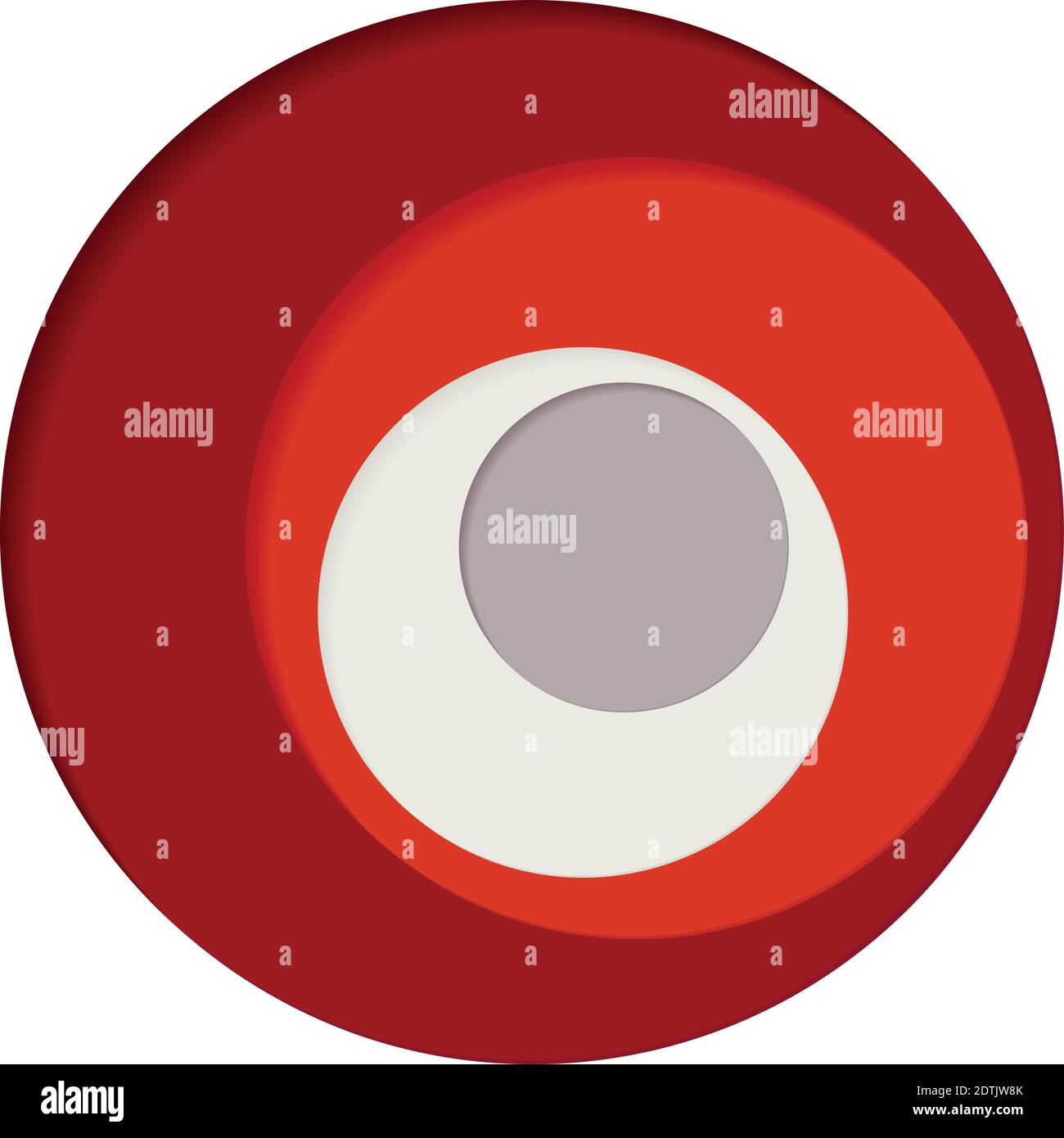 Round palette of four colors on a white background - Vector illustration Stock Vector