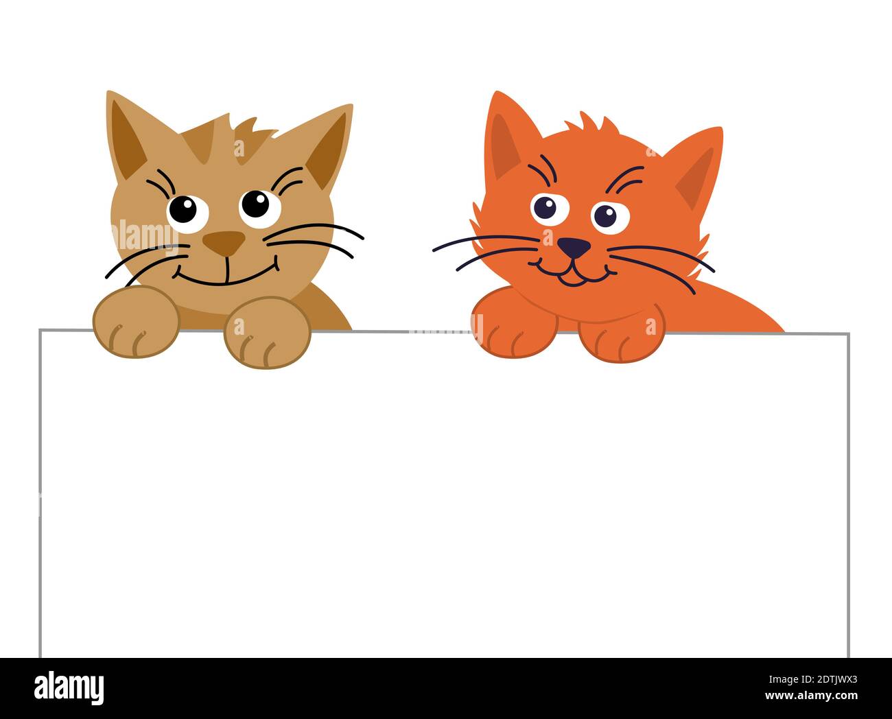 cute couple of cats icon over white background vector illustration Stock  Vector Image & Art - Alamy