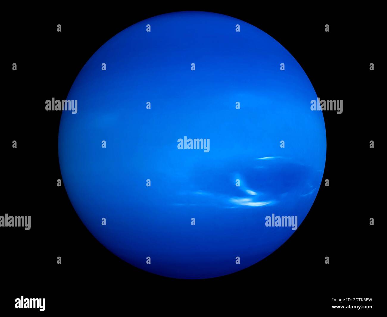 Gas giant Neptune with clouds and atmosphere concept Stock Photo Alamy