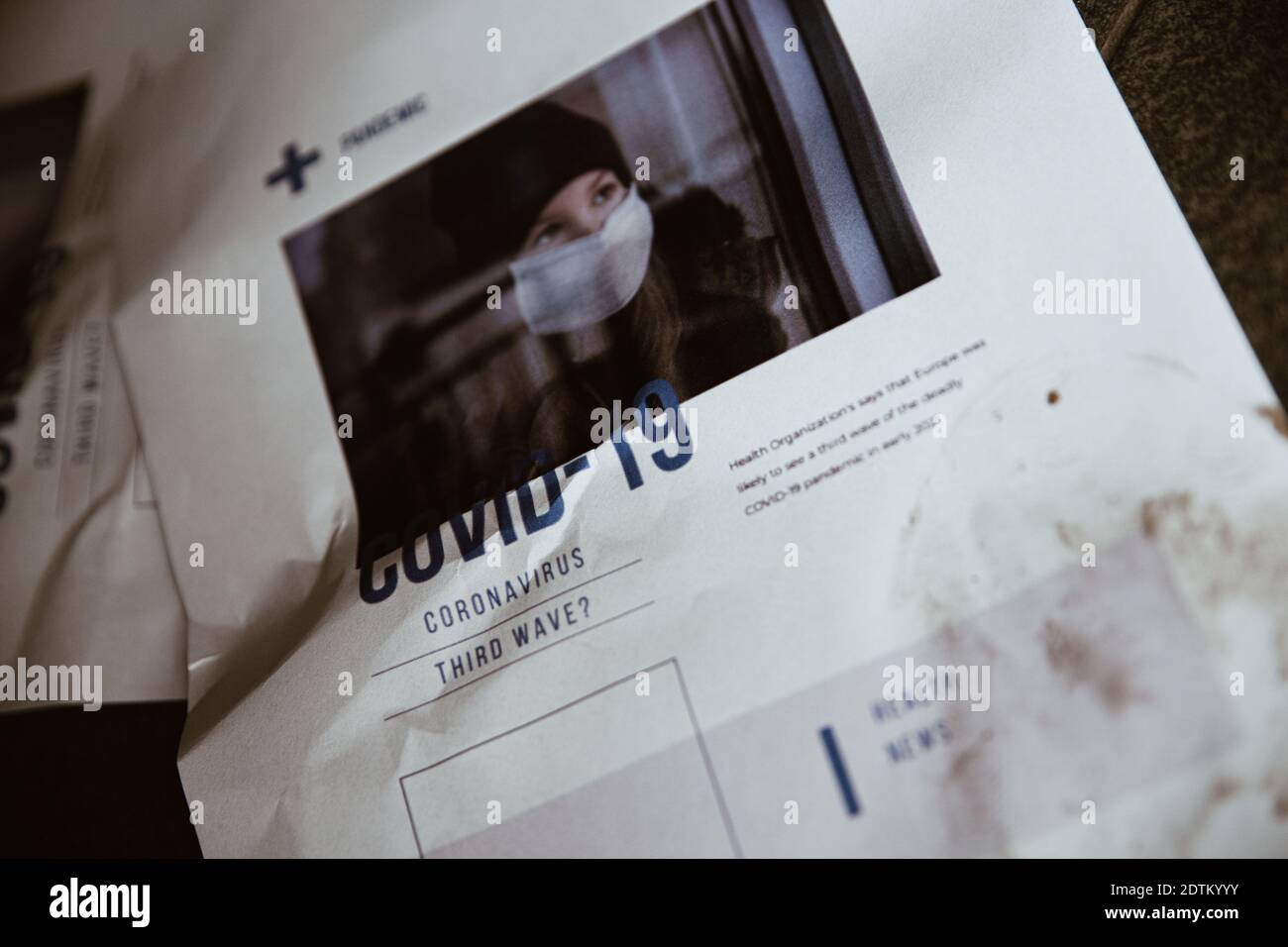 Covid 19 newspaper hi-res stock photography and images - Alamy