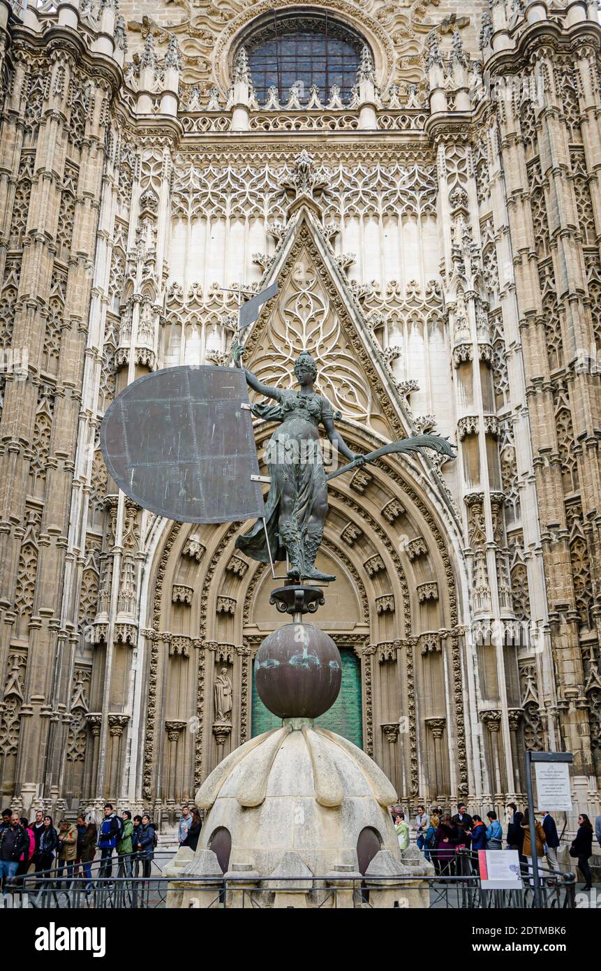 Seville Cathedral Stock Photo
